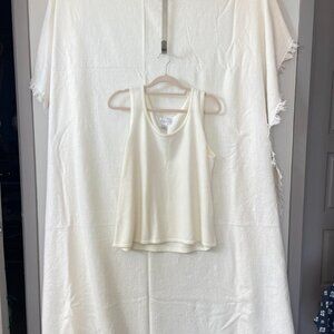 Soft Ivory Sweater Tank